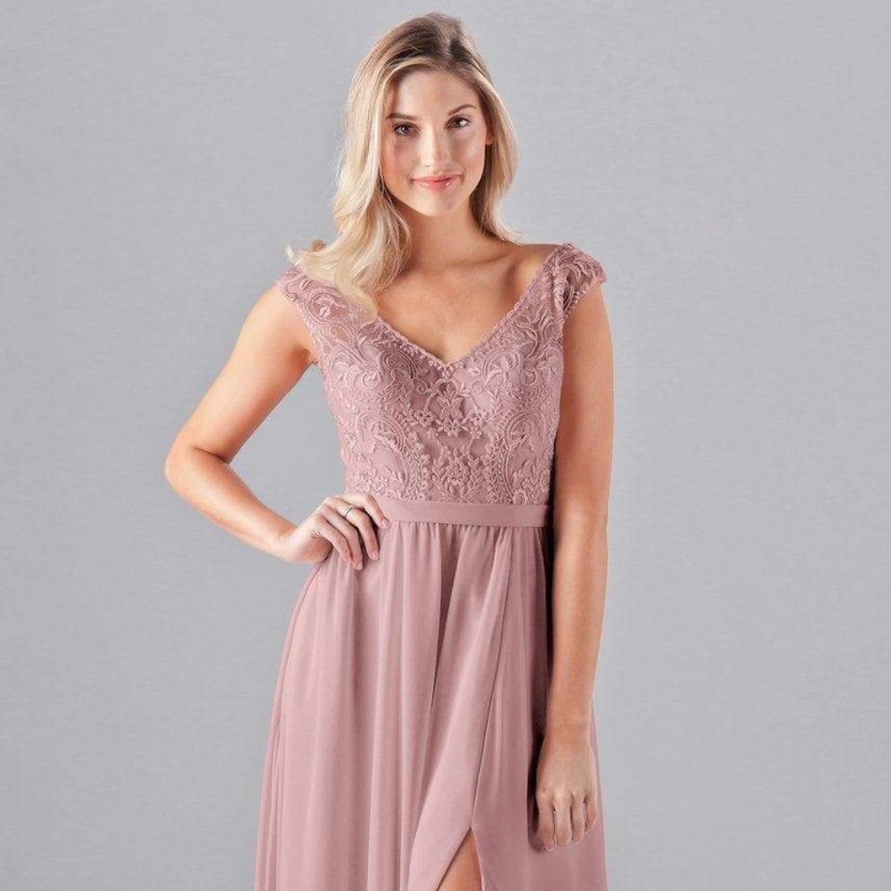 Kennedy Blue Bridesmaid Dress - Morgan Desert Rose